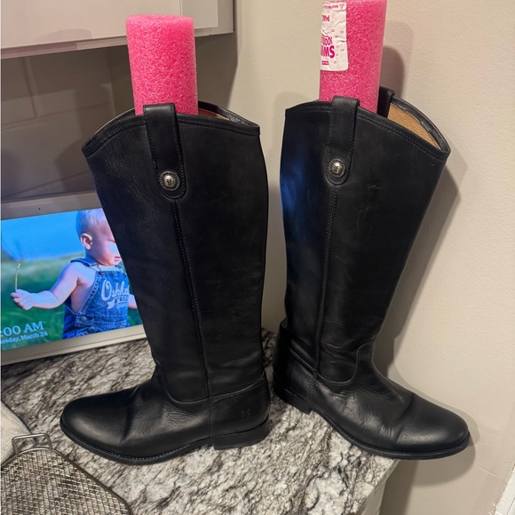 Frye Melissa pull-on riding boot Leather - Picture 5 of 6